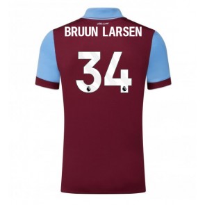 Burnley Jacob Bruun Larsen #34 Hjemmebanetrøje 2023-24 Kort ærmer